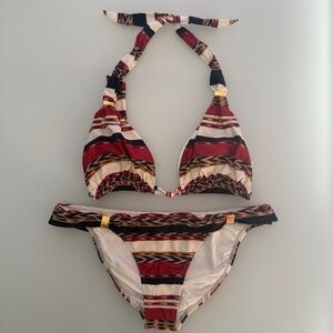 Vix Paula Hermanny Bikini Set Aztec Size D/L